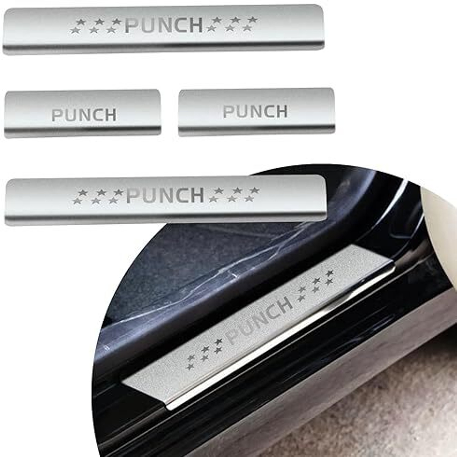 Image of CARSHADE tata punch Foot Step Compatible For All Models Door Sill Plate