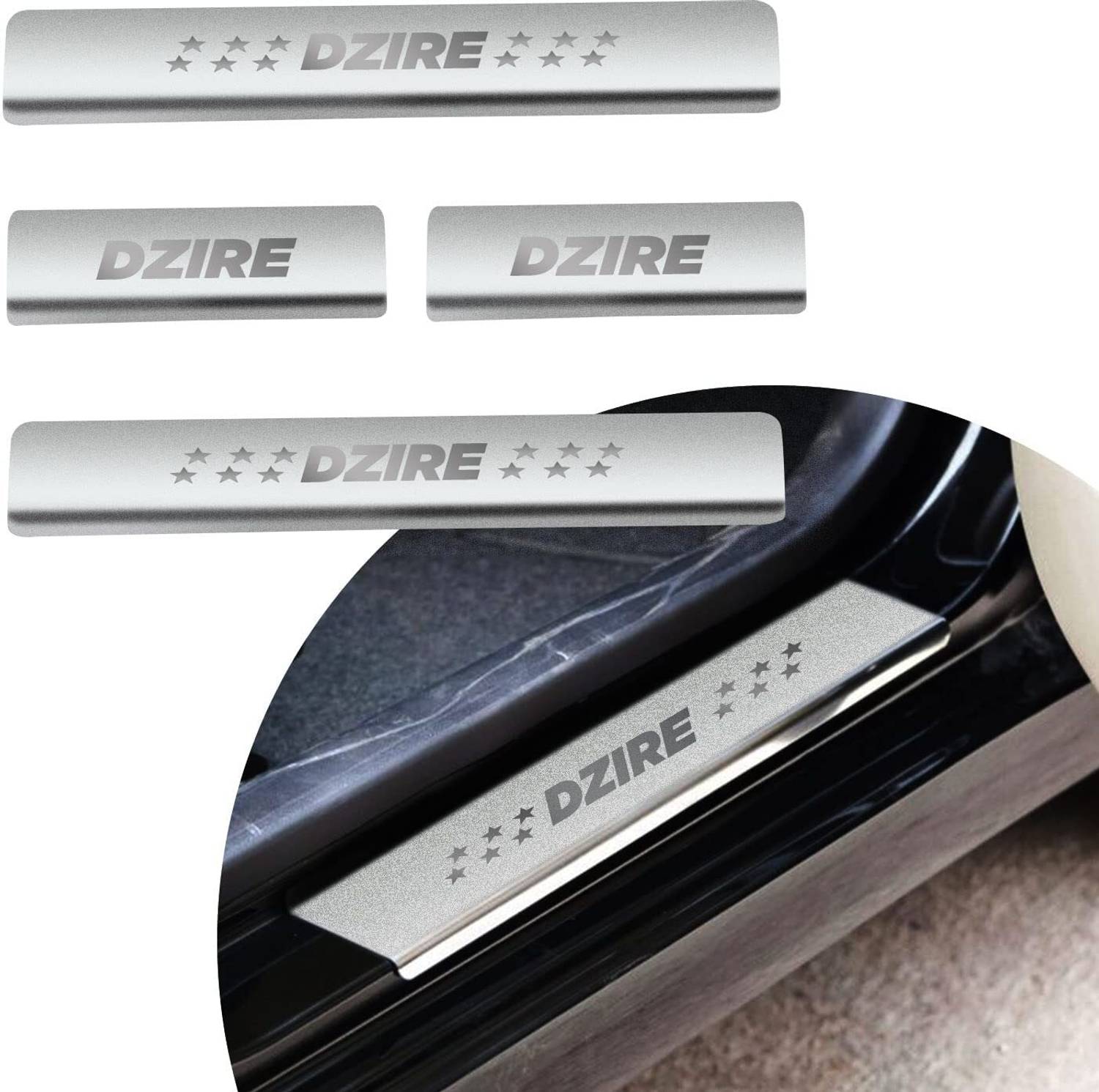 CARXTREME Swift Dzire Foot Step Compatible For All Models Door Sill Plate