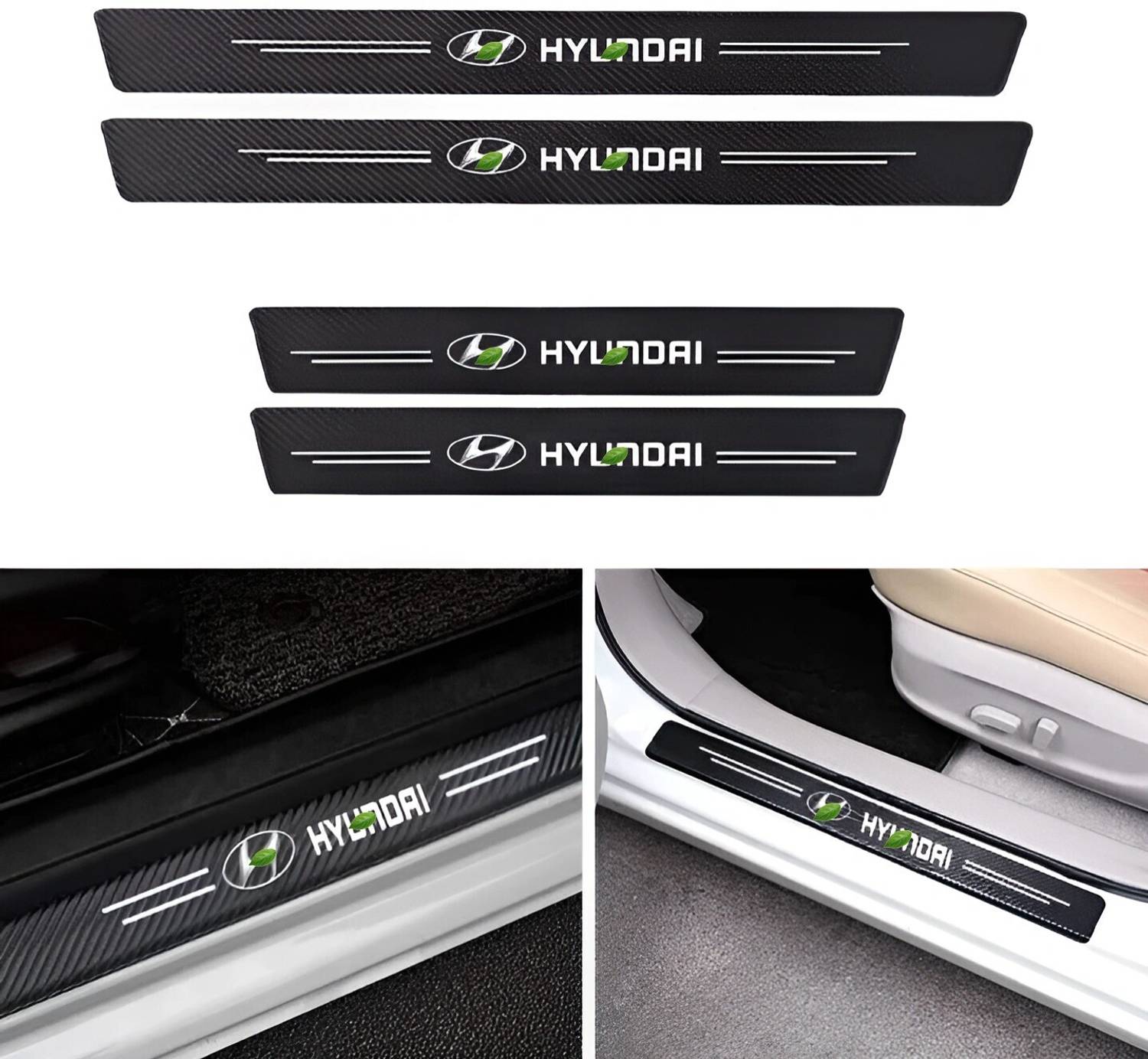 Mopar Licensed by SEC10 Challenger Carbon Fiber Door Sill Decal; Clear CH20082 (08-13 Challenger) - Free Shipping