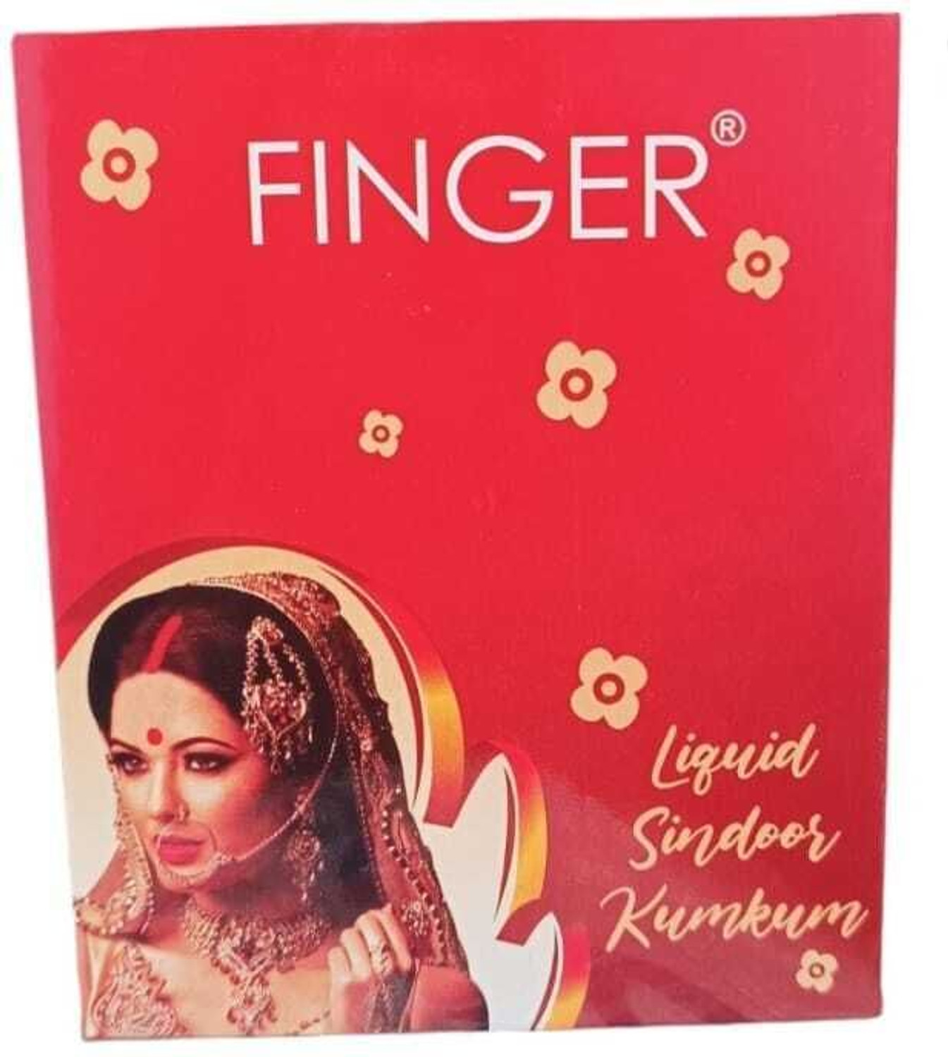Image of Finger Liquid Sindoor Combo of 12 Red - 7 ml each Liquid Sindoor
