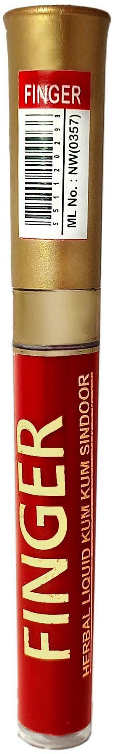 Image of Finger Liquid Sindoor Combo of 12 Red - 7 ml each Liquid Sindoor