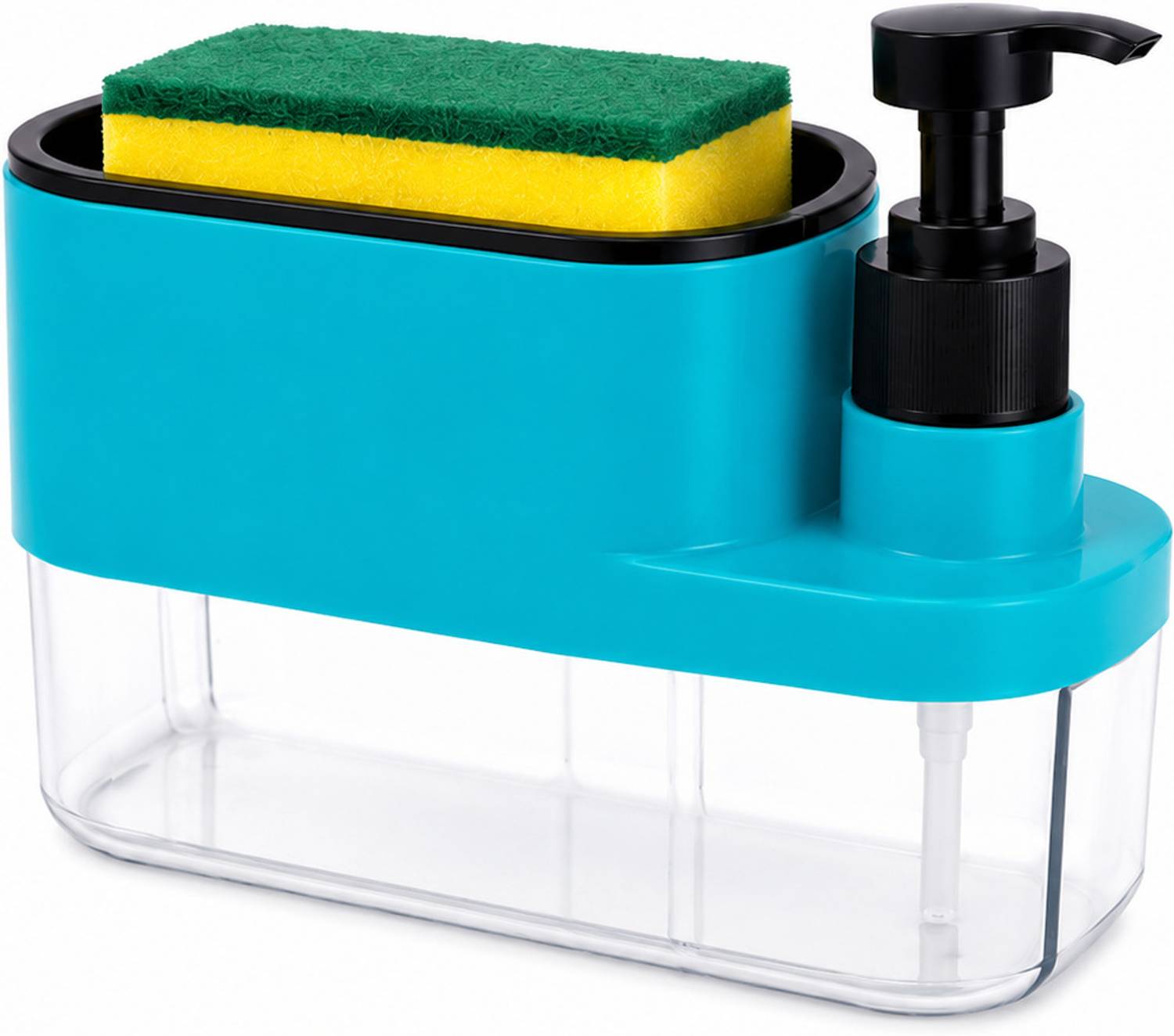 AASHI GIFTS STORE Soaps dispenser 3 in1 Sink Sponge Holder
