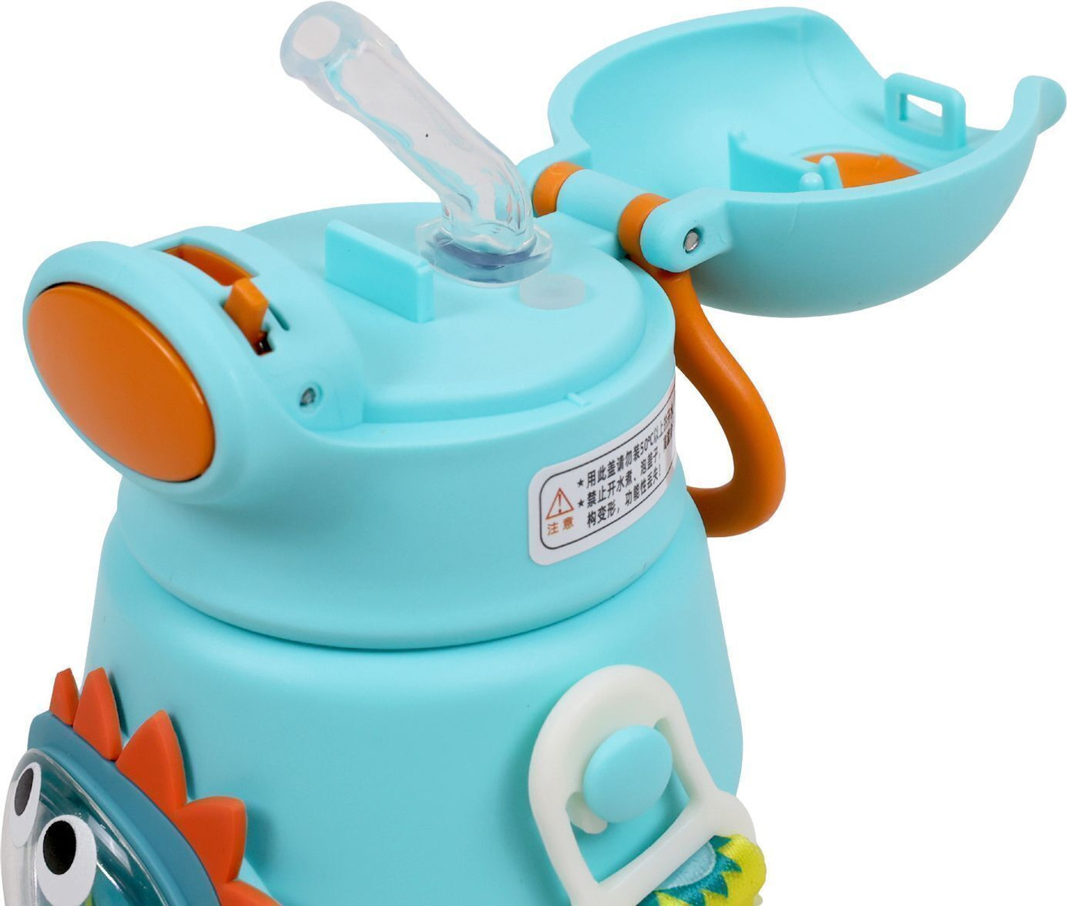 Image of THE LITTLE BUNNY HOP IN STYLE Kids Water Bottle with Straw - Leakproof & BPA-Free