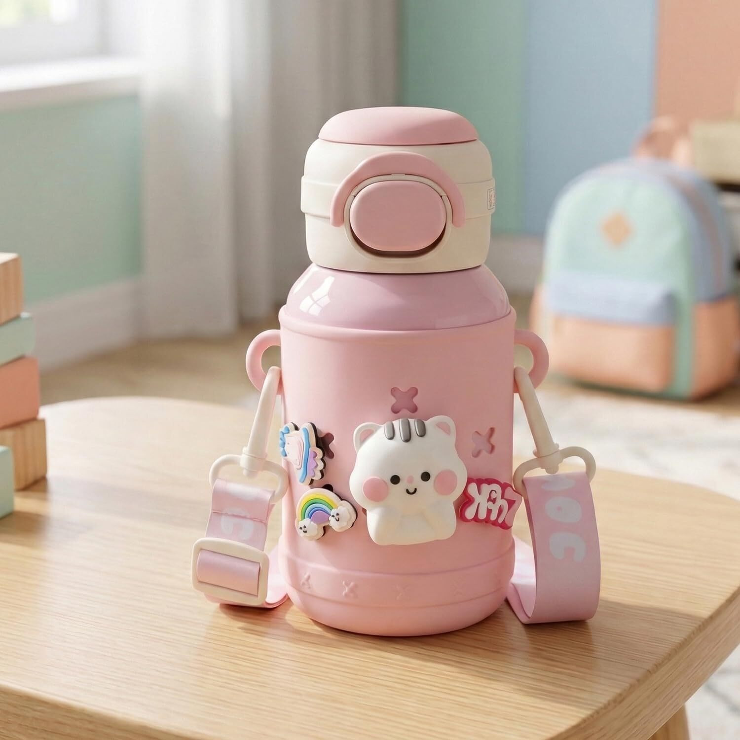 Image of MeeMee Kiddo Tumbler Kids Insulated Water Bottle 550ml | SUS316L Stainless Steel