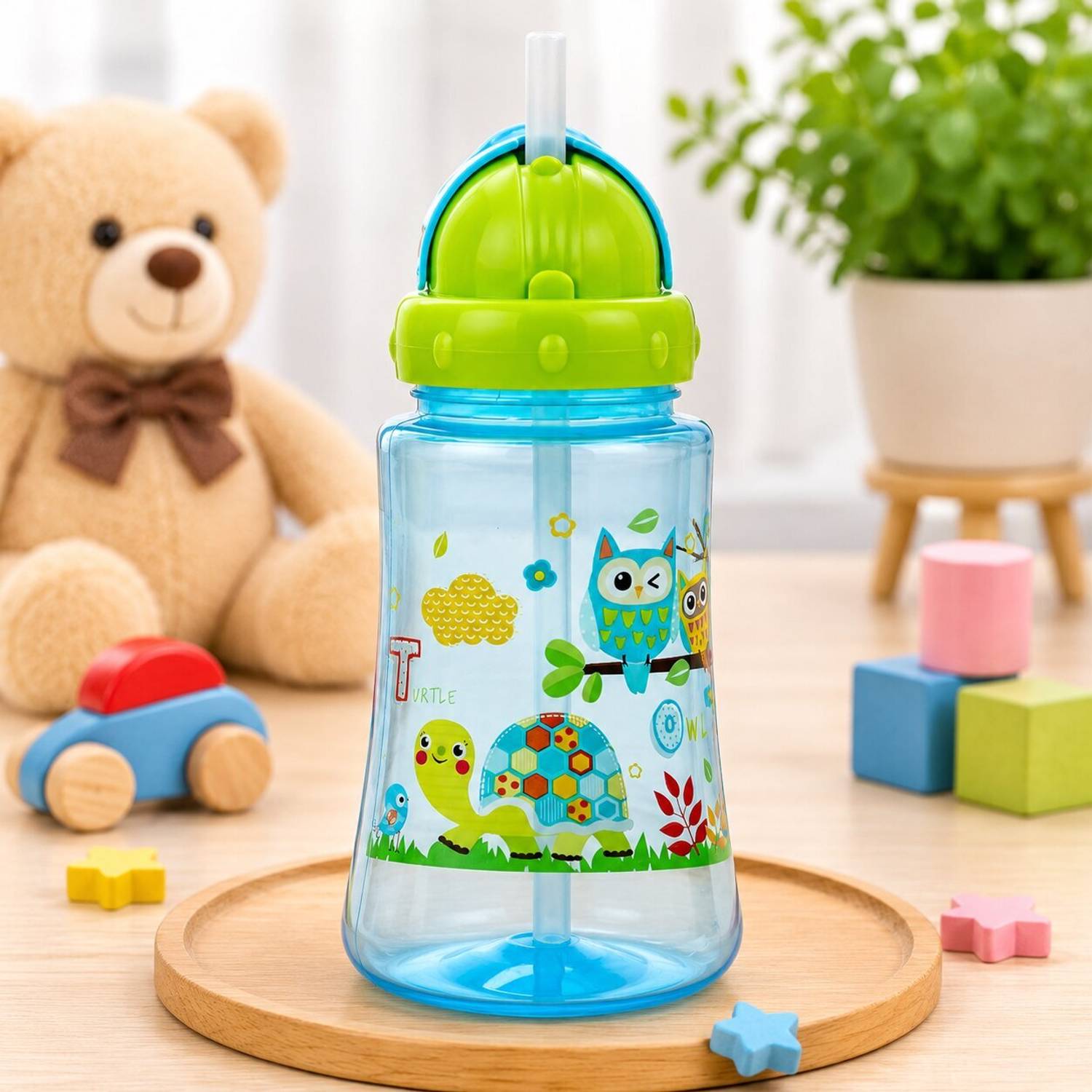 Adore Skoozy Sports Straw Sipper with Retractable Head - 250ml