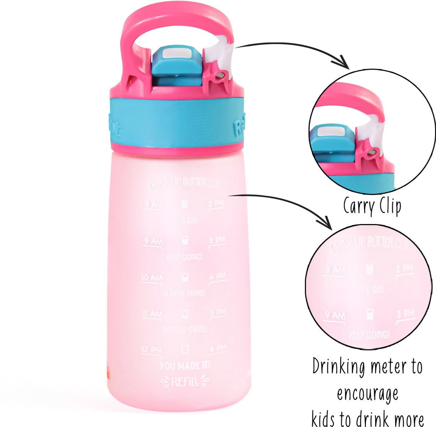 Image of Rabitat Diva Snap Lock Tritan Sipper Water for Kids