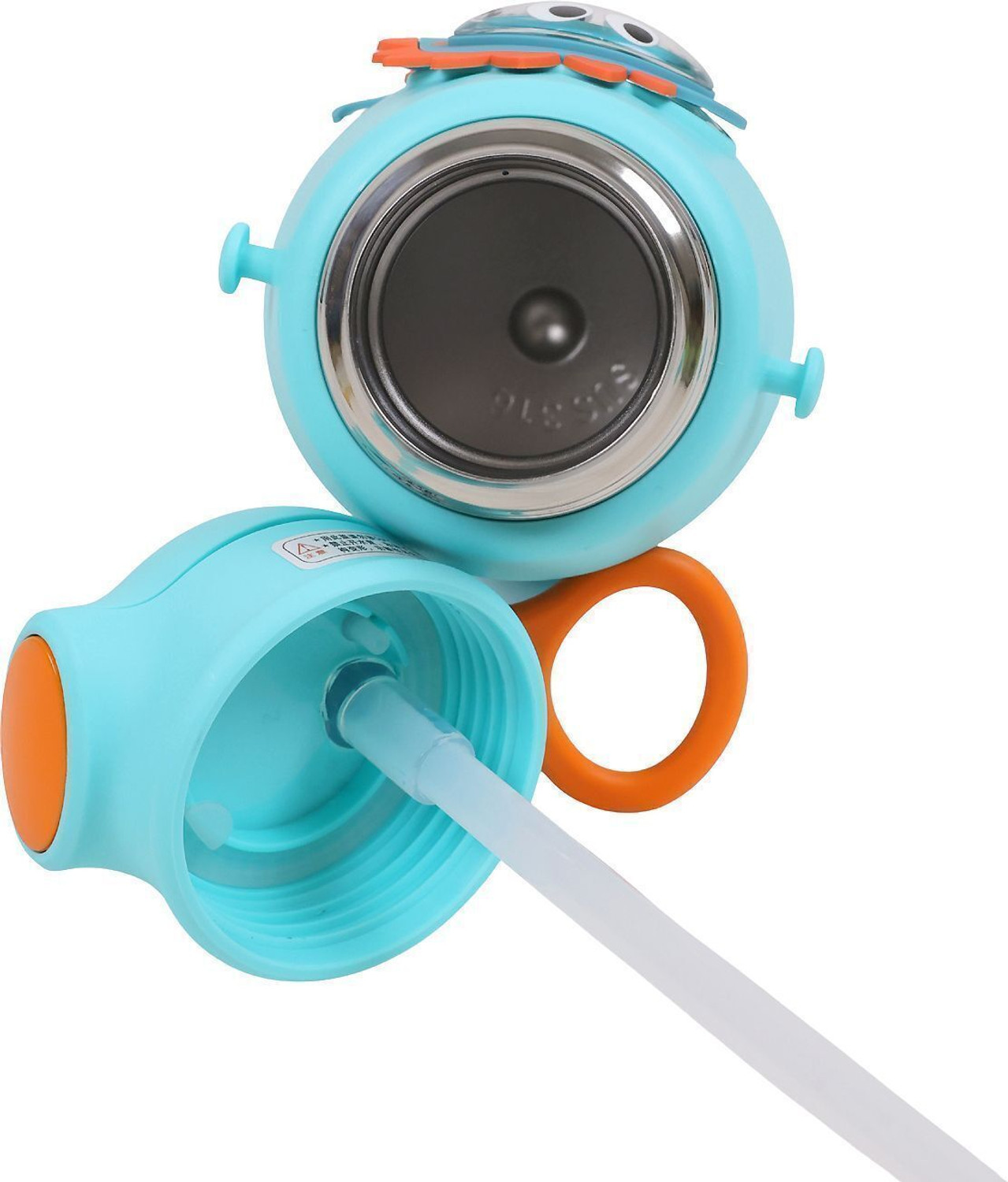 Image of THE LITTLE BUNNY HOP IN STYLE Kids Water Bottle with Straw - Leakproof & BPA-Free