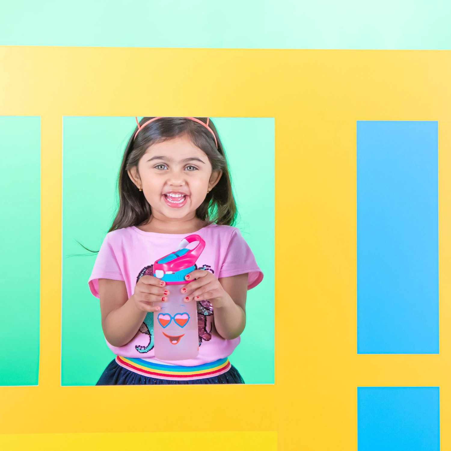 Image of Rabitat Diva Snap Lock Tritan Sipper Water for Kids