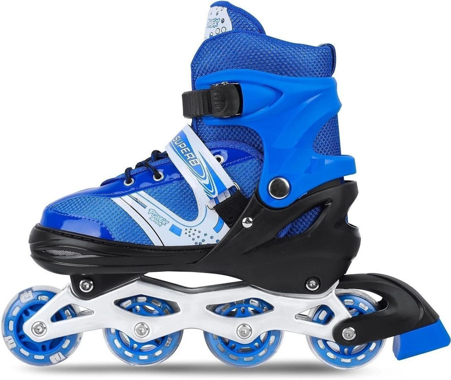 Image of PVE 4 Wheel Skating Shoes for Boys and Girls Age 7 to 12 Years In-line Adults Size 6 UK - 9 UK