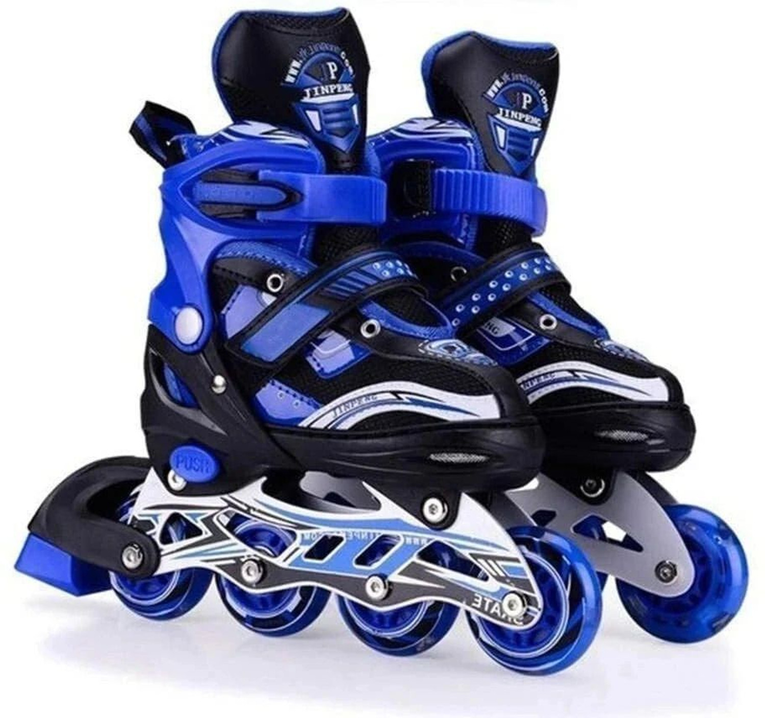 Image of PVE 4 Wheel Skating Shoes for Boys and Girls Age 7 to 12 Years In-line Adults Size 6 UK - 9 UK