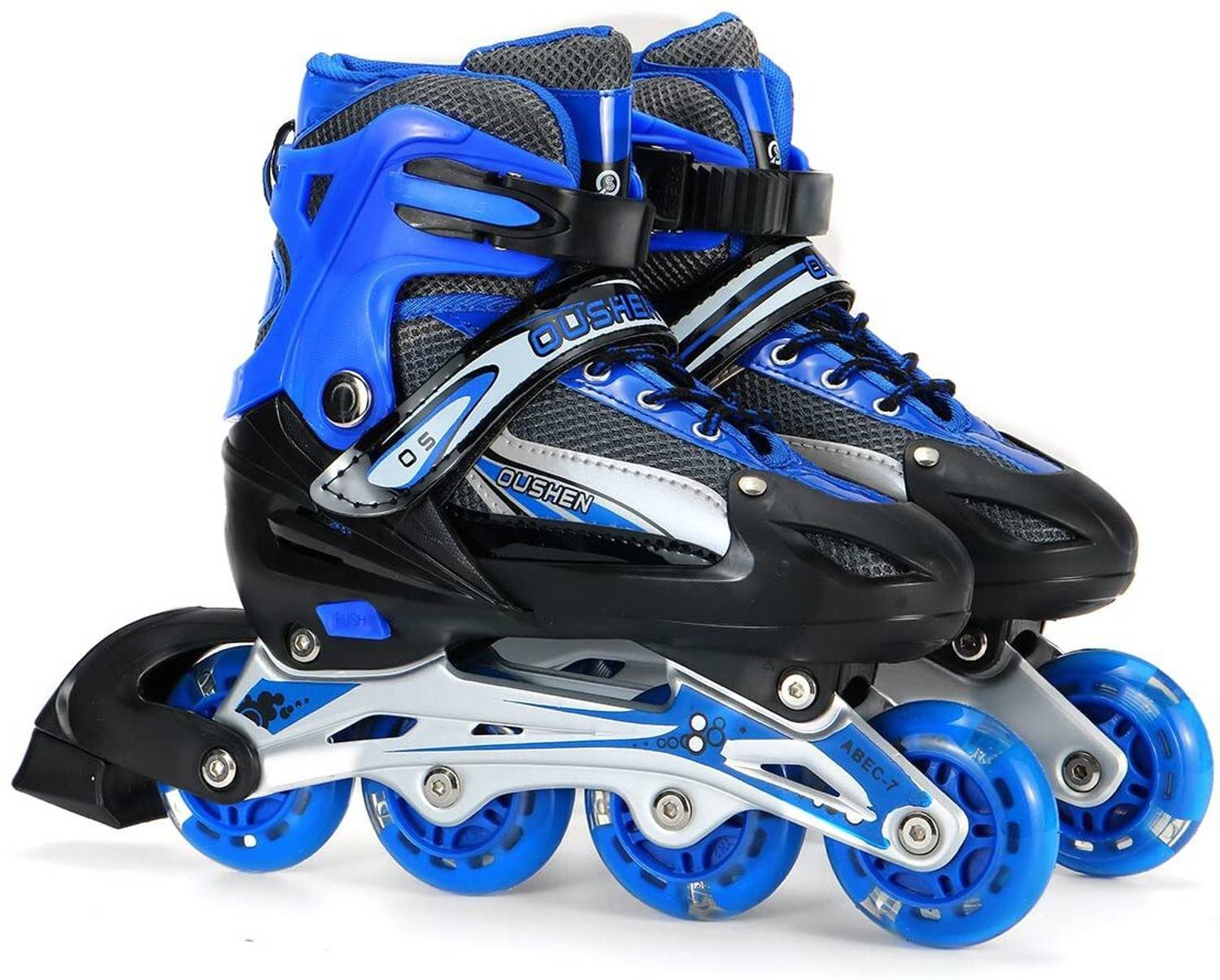 SPEEDYZONE Inline Skates Size 38-42, Blue - Image 2