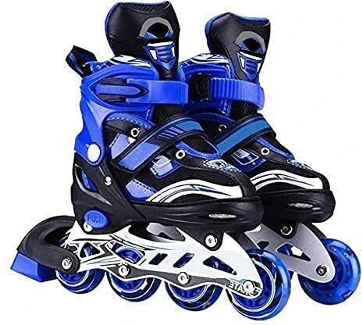 Image of MILONI USA Hight Quality Size Adjustable Aluminum-Alloy In-line Adults Size 6 UK - 9 UK