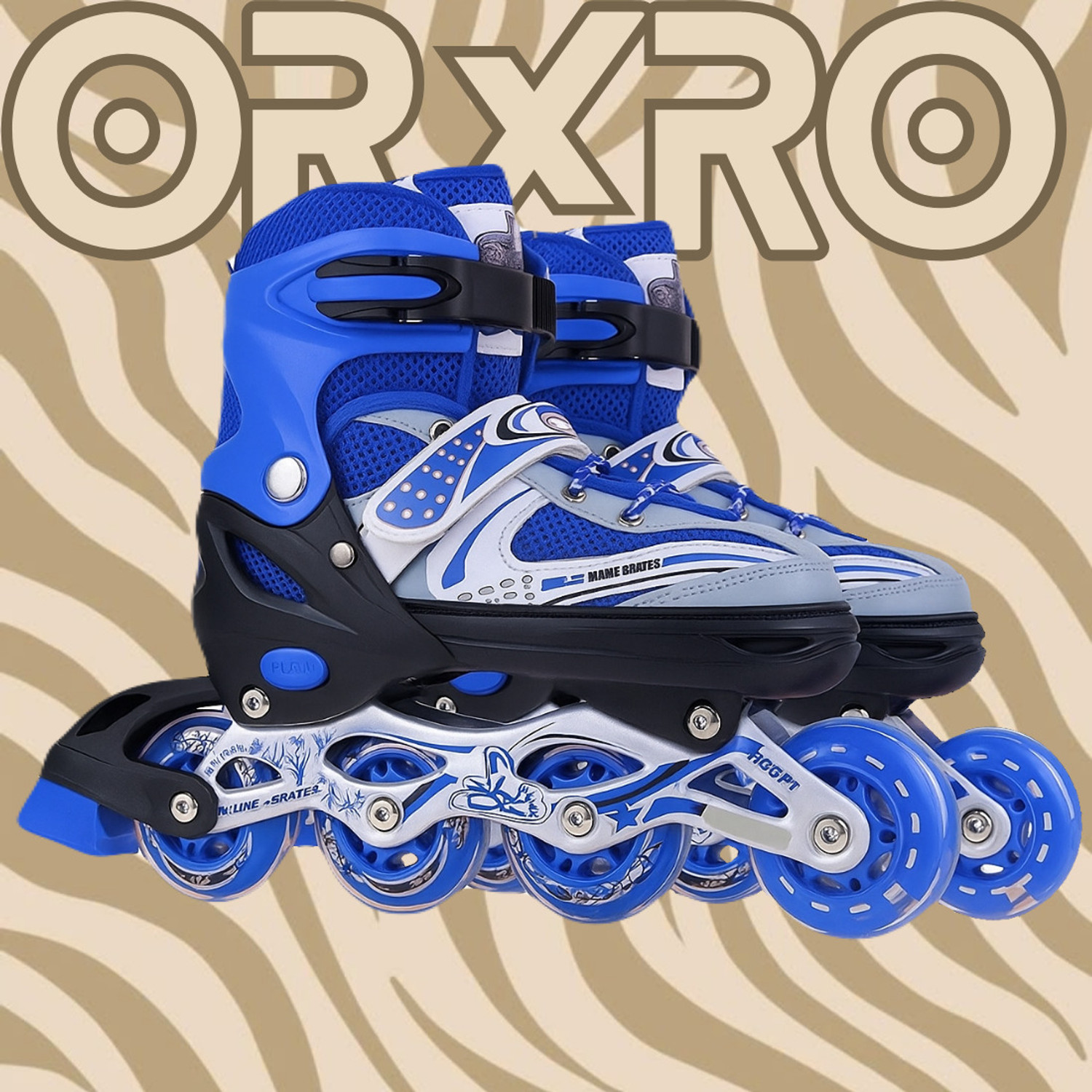 Image of ORXRO Running Shoe Skatings Shoes For kids Skatings In-line Skates In-line Kids Size 6 UK - 9 UK