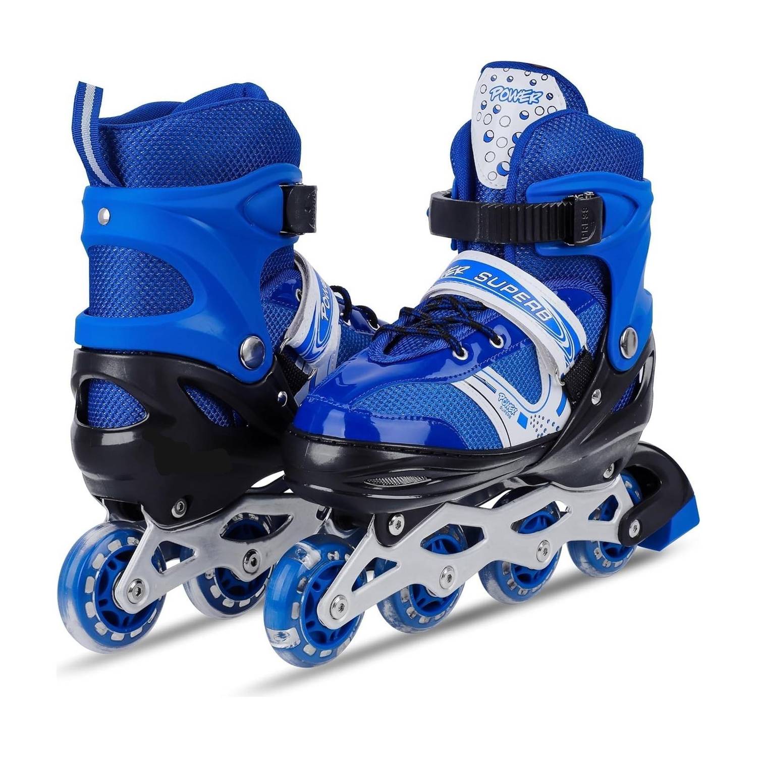 SPEEDYZONE Inline Skates Size 38-42, Blue - Image 1