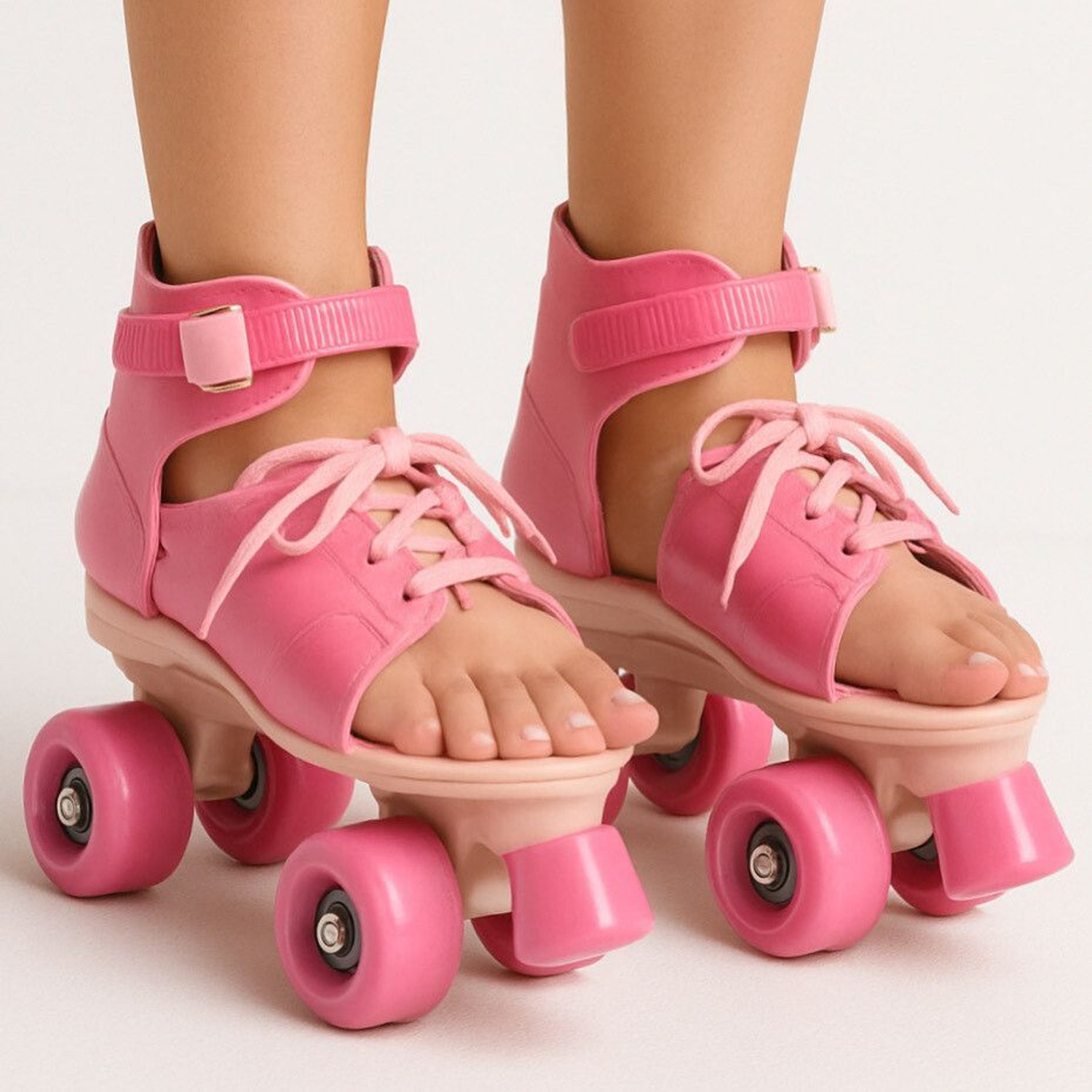 Image of KAVANA Roller skates for boys and girls in line skating shoe. Quad Roller Skates 1 Quad Roller Kids Size 5 UK - 12 UK