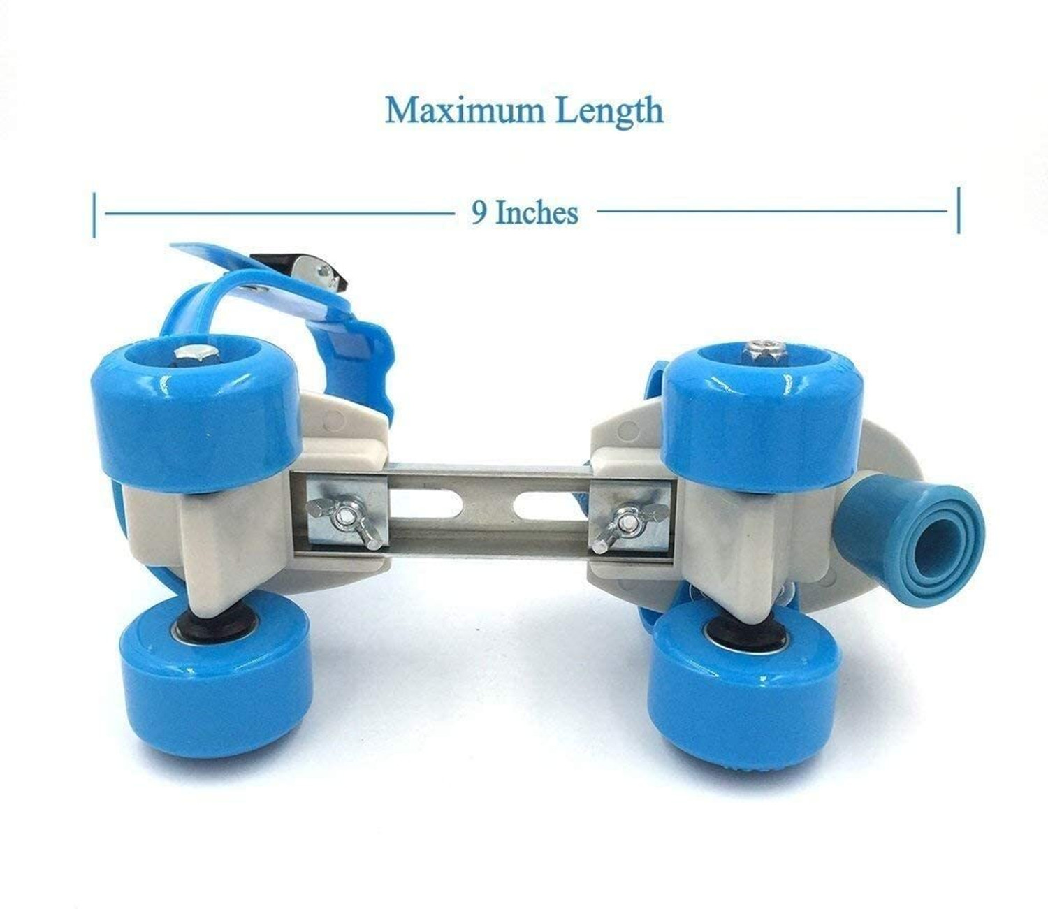 Image of KAVANA Roller skates for boys and girls in line skating shoe. Quad Roller Skates 1B Quad Roller Kids Size 6 UK - 12 UK