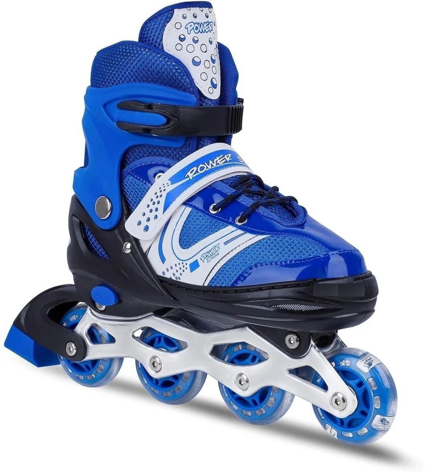Image of PVE 4 Wheel Skating Shoes for Boys and Girls Age 7 to 12 Years In-line Adults Size 6 UK - 9 UK