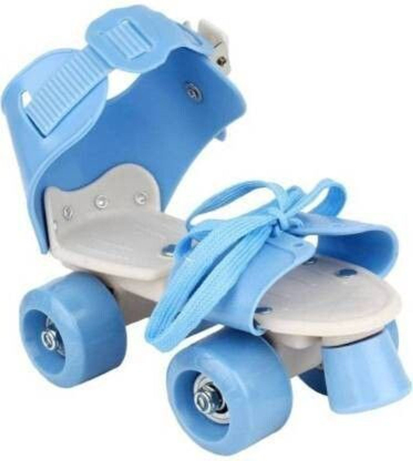 Image of JAMEN BORO SPORTS SPORTS Live Pro Lite Roller Skates Shoes For Kids / Childrens Quad Roller Skates - Quad Roller Adults Size 4 UK - 6 UK (Adjustable, Beginner, Blue)