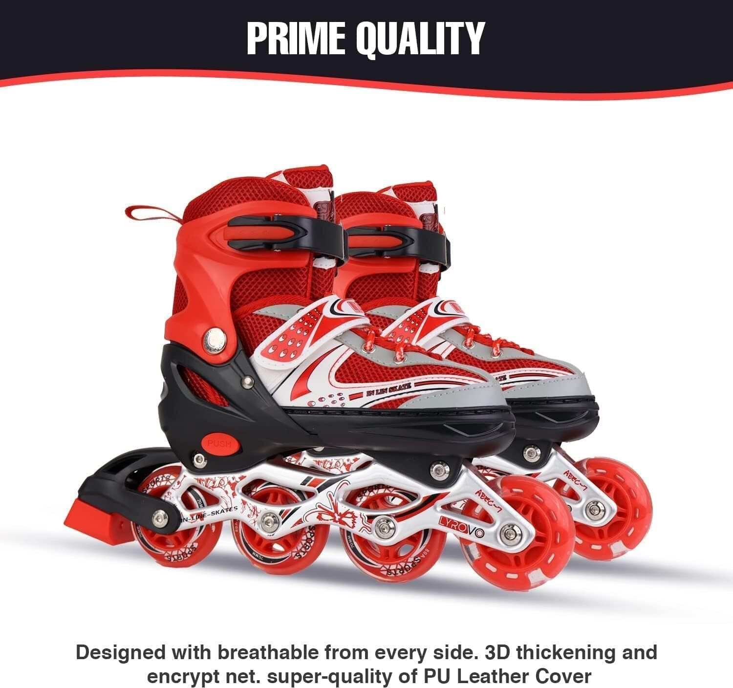 Image of RUMQOL Inline Skates(Red) In-line Adults