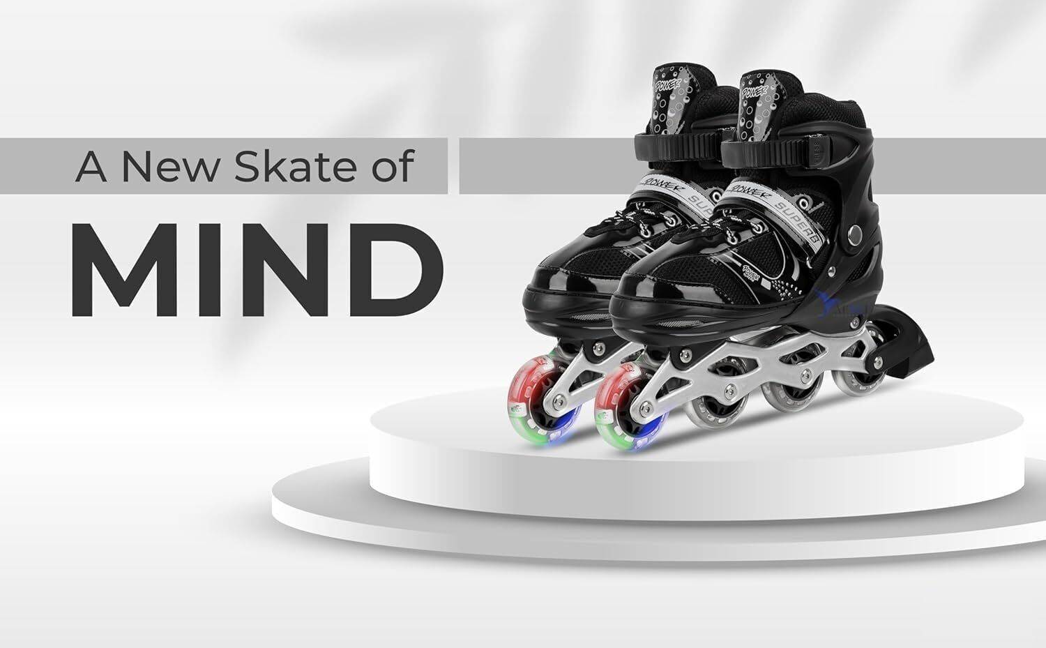 SPEEDYZONE Skating Shoes LED Wheels Size 6-9 UK - Image 4