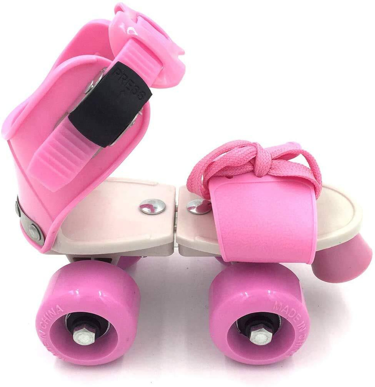 Image of Wild Panda Roller Skates for Kids Age Group 5-15 Years Adjustable - Size 18 CM -23 CM UK Quad Roller Kids Size 3 UK - 6 UK
