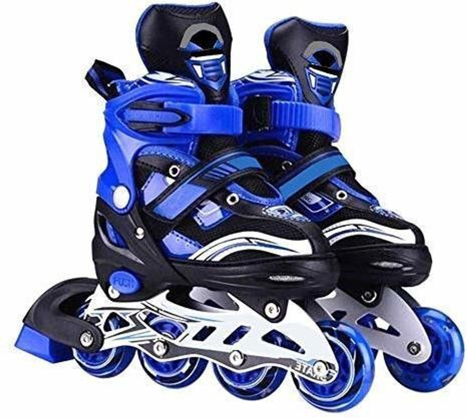 Image of PVE High quality Skating in-line Shoe have different size and with LED wheel Skates In-line Adults Size 6 UK - 9 UK