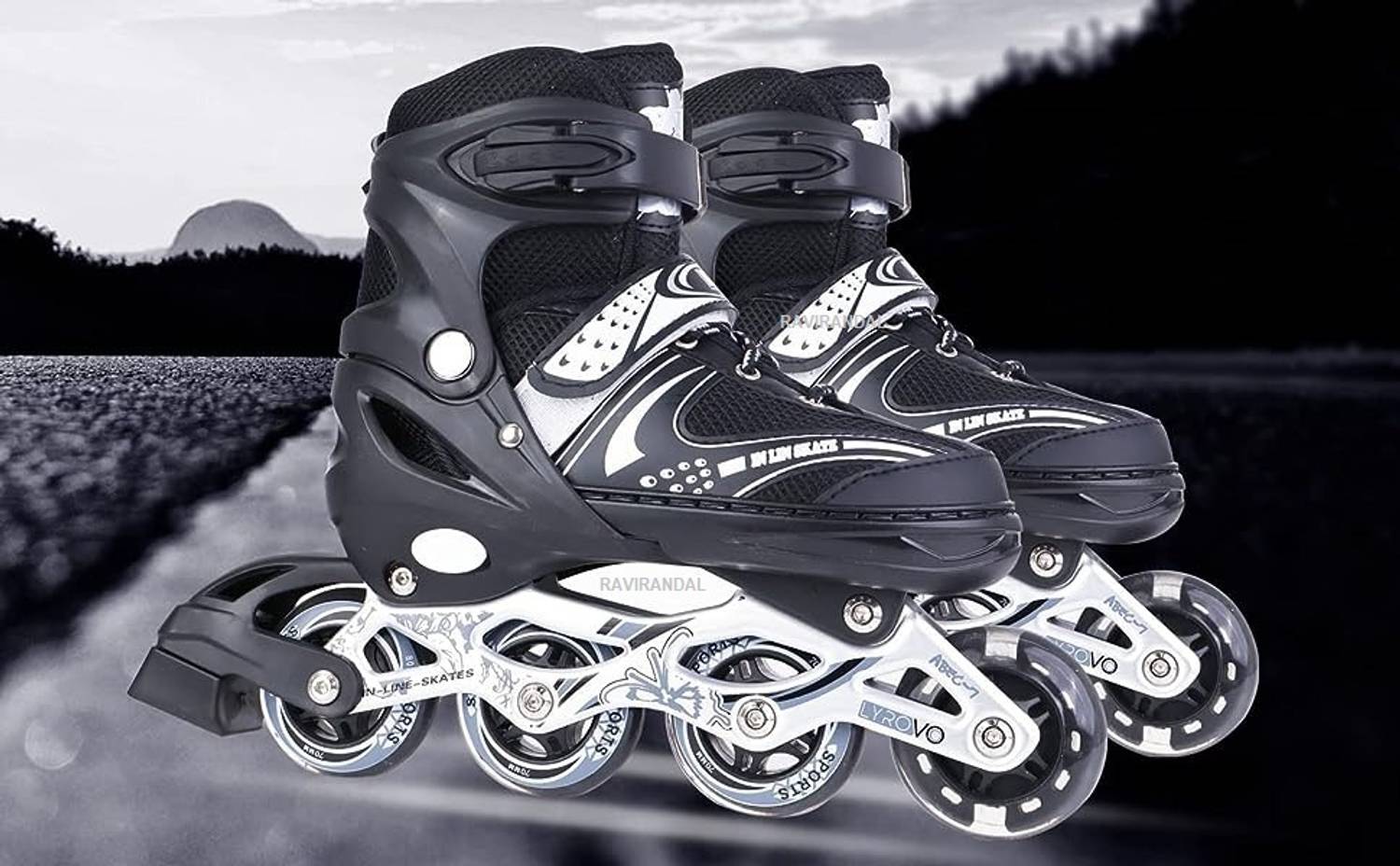 GLOWENTERPRISE Skating Shoe with LED Wheels, Adults Size 6-9 UK - Image 5