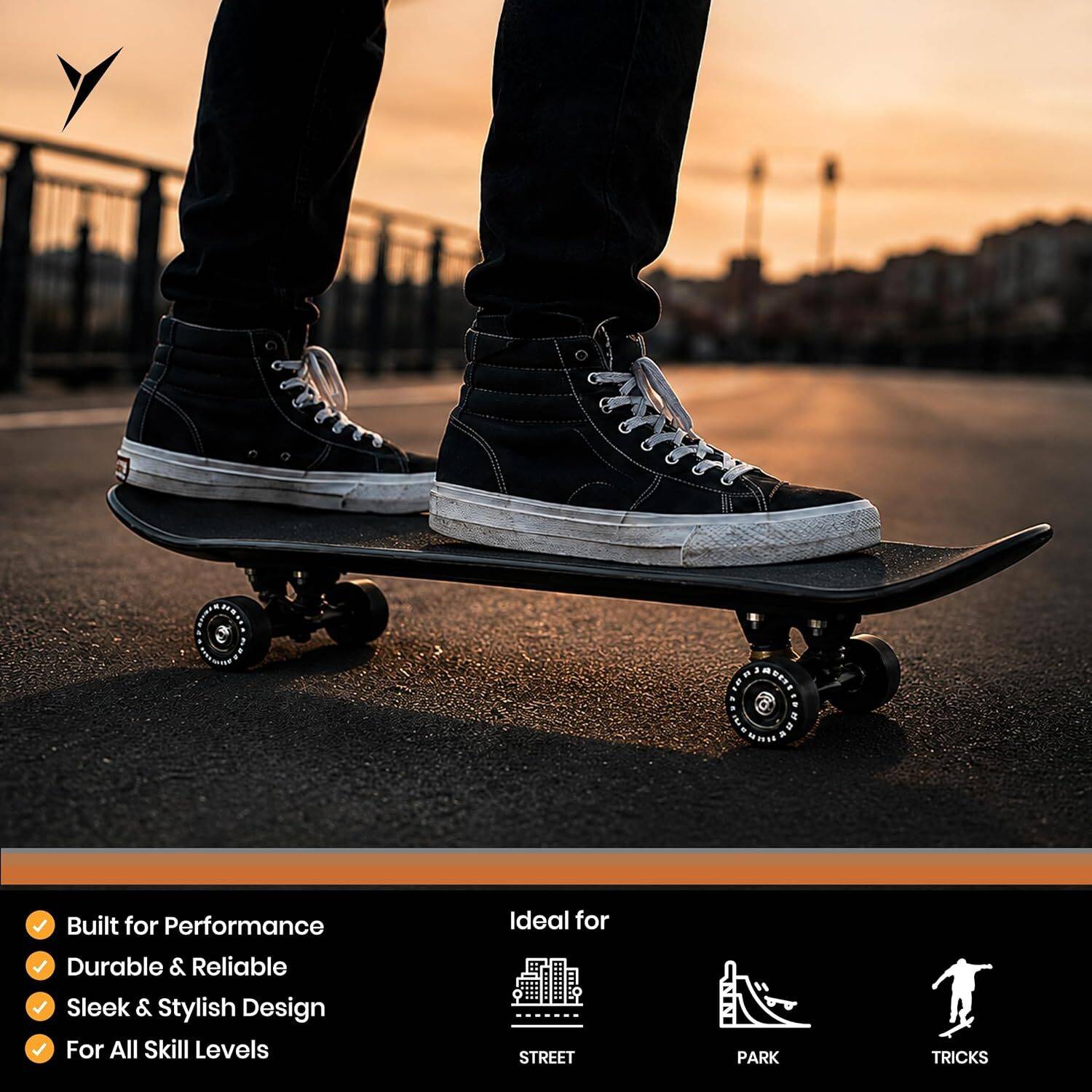 Jaspo Hurricane Ollie 31 inch Skateboard - Image 4