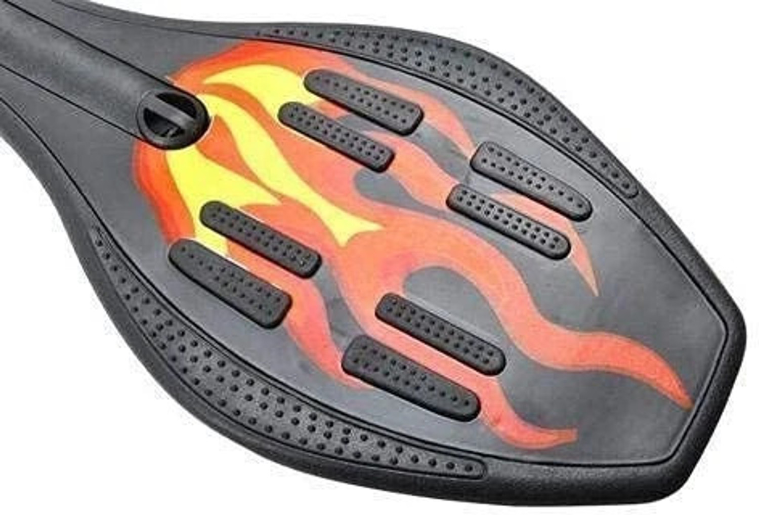 Image of Baba Fab Aluminum Wave Board Skateboard with LED Wheels & Carry Bag - 100KG Capacity 9 inch x 34 inch Skateboard