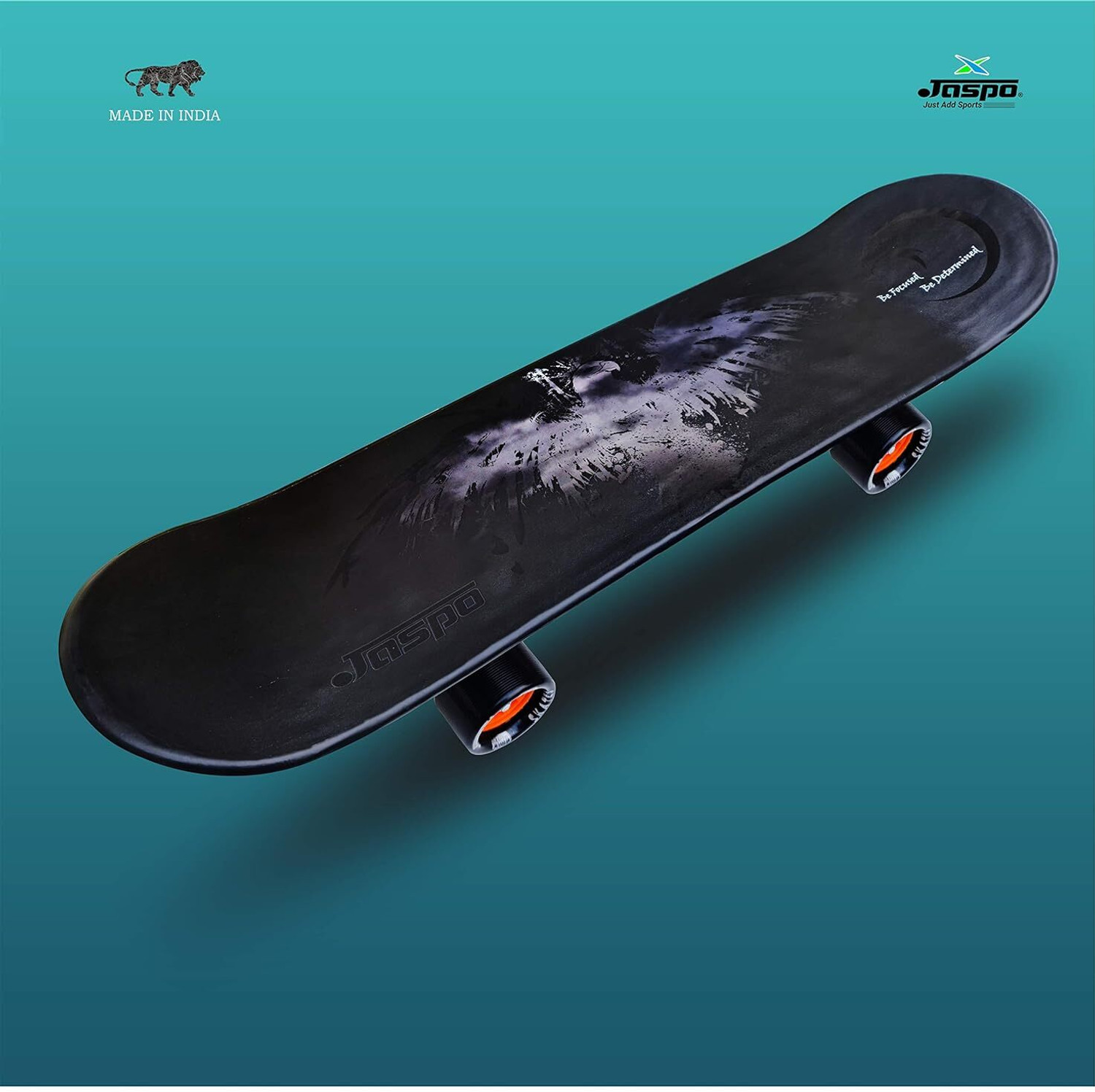 Image of Jaspo Power Kids 26 inch inches for Beginners Boys & Girls (Skate-Board, Vinyl) 26 inch x 6 inch Skateboard