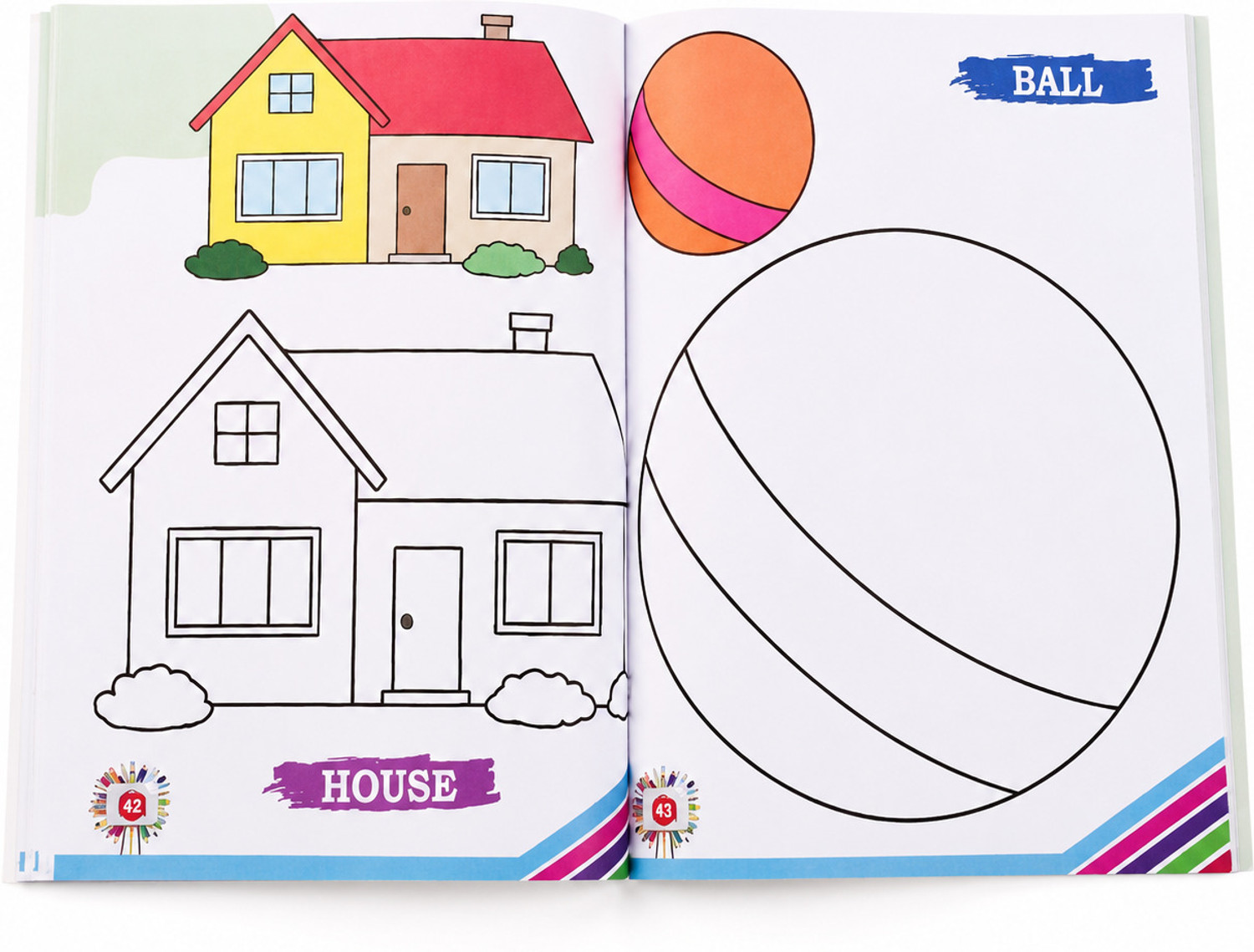 Image of Torsa Enterprises Kids Coloring Book with Free Crayons Activity Book Drawing and Coloring Book Sketch Pad