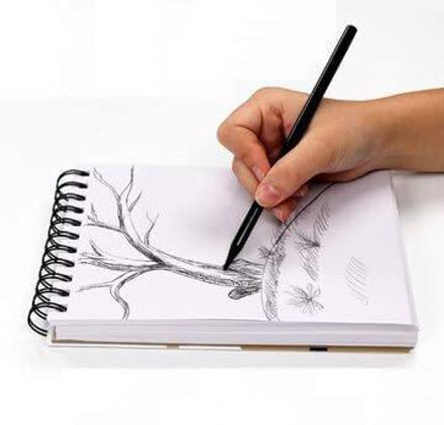 Image of KRASHTIC A5 Sketch Book for Drawing and Sketching 140 GSM Ivory Sheet For Artist Set of 1 Sketch Pad