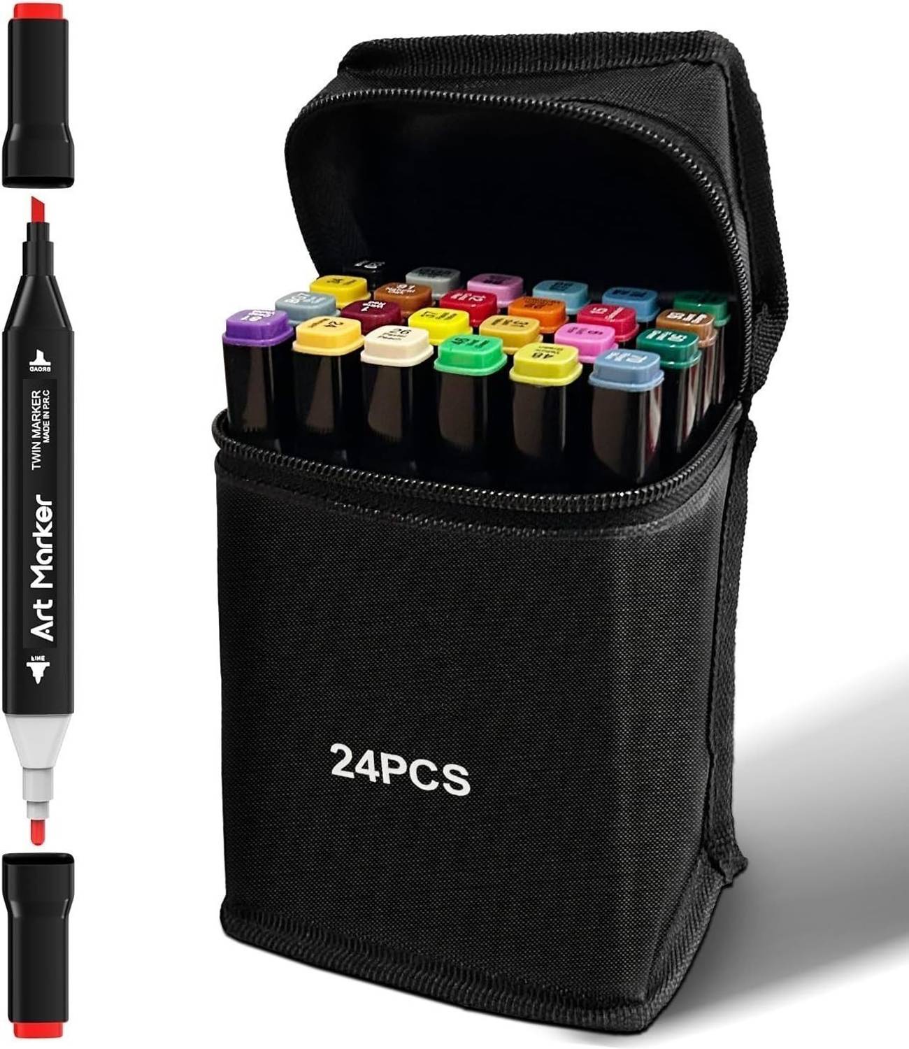 Amirate Art Markers Dual Tips Nib Sketch Pens