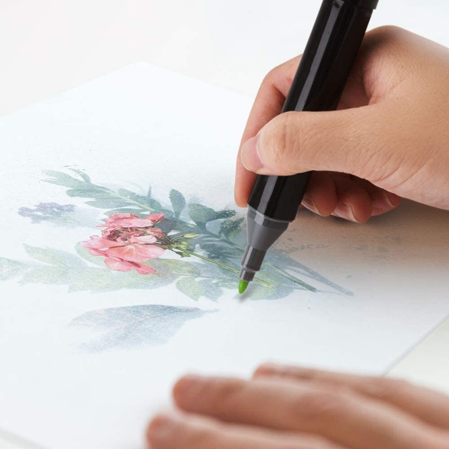 Image of LUSH VIBE 48 double side Nib Sketch Pens