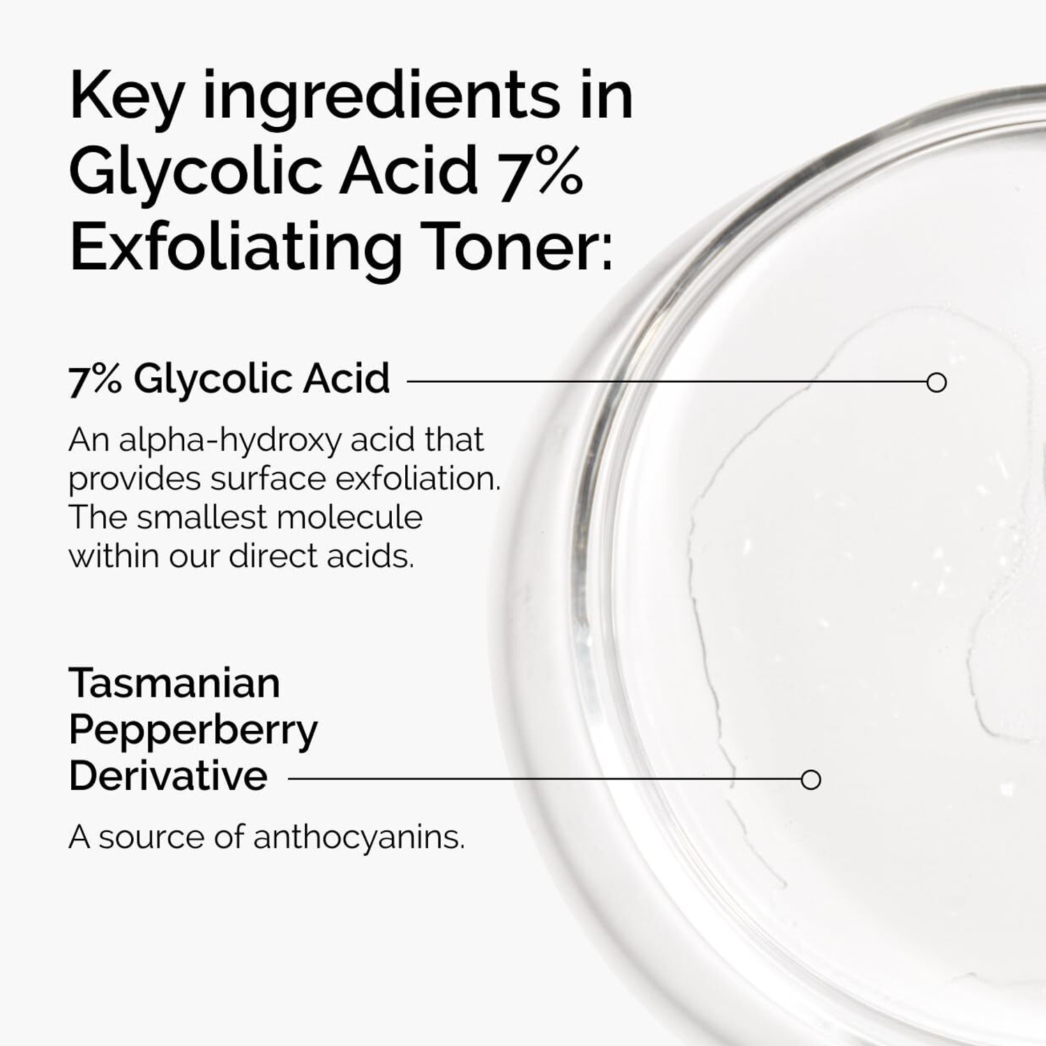 Image of GLOLEY Ordinary The Glycolic Acid 7% Exfoliating Toner for Face & Body 240ml 254 Men & Women
