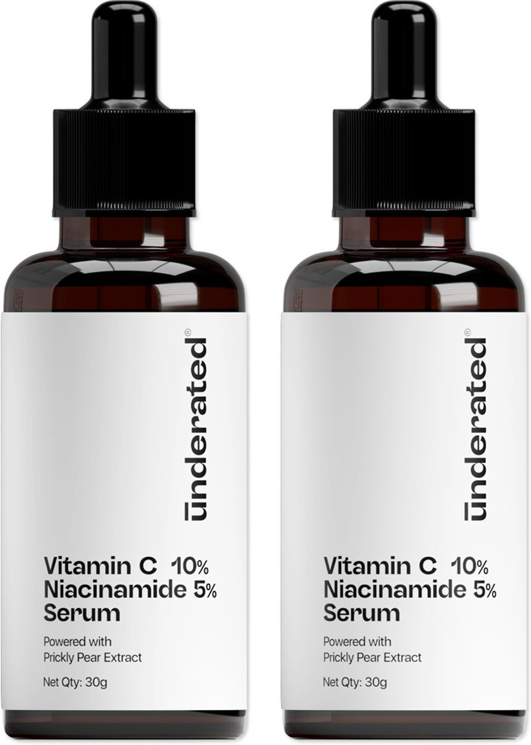 Image of UNDERATED 10% Vitamin C, 5% Niacinamid Serum Powered with Prickly Pear Extract