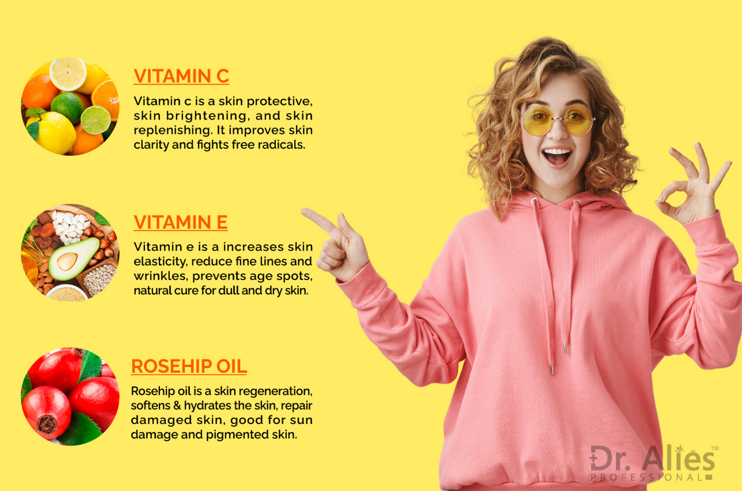 Image of Dr. Alies Professional Vitamin C Face Serum - Skin Brightening, Anti-Aging Gift kit (pack-2)