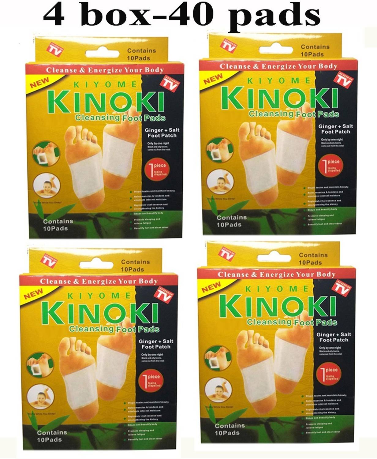 KIYOME KINOKI Foot Patches Pack of 4 - Image 1