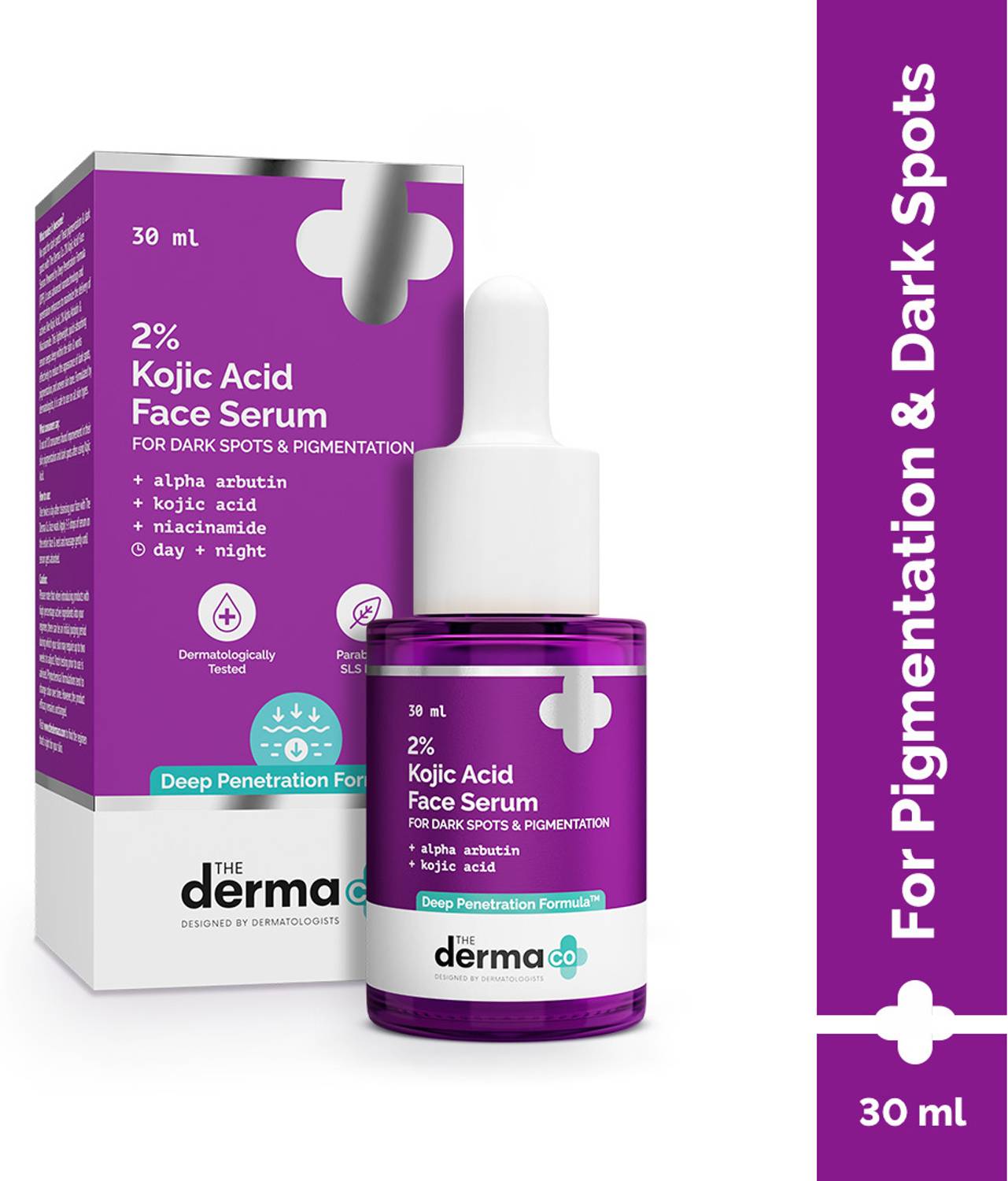 The Derma Co 2% Kojic Acid Face Serum 30ml - Image 2
