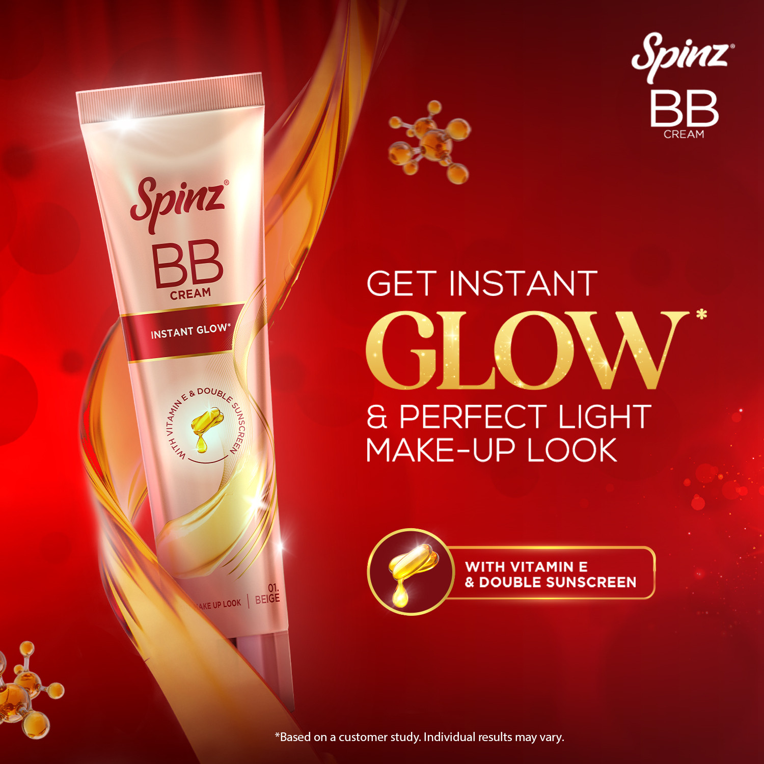 Image of Spinz BB Fairness Cream Vitamin E and Double Sunscreen Protection