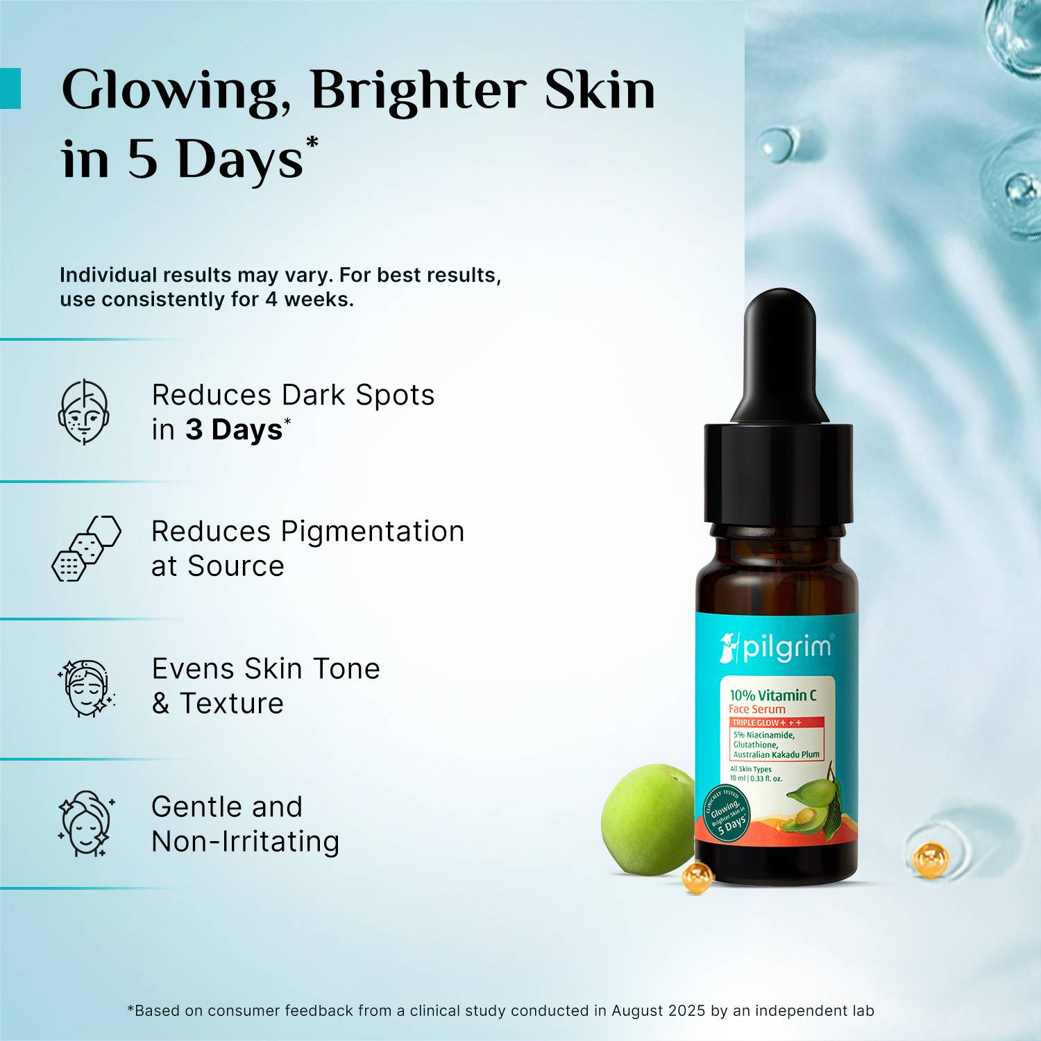 Pilgrim 10% Vitamin C Serum 25ml - Image 4