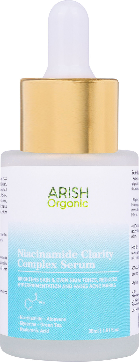 Image of ARISH BIO-NATURAL Niacinamide Clarity Complex Serum | Brightens Skin & Even Skin Tone, Reduces Hyperpigmentation and Fades Acne Marks