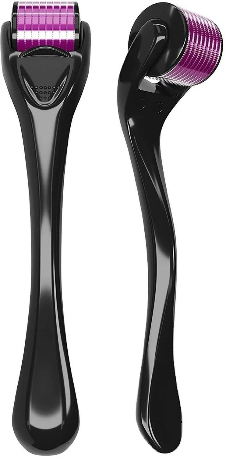 Image of Garuda Store 0.5 MM Derma Roller 540 Titanium Needles Dermaroller for Beard Growth & Skin Care