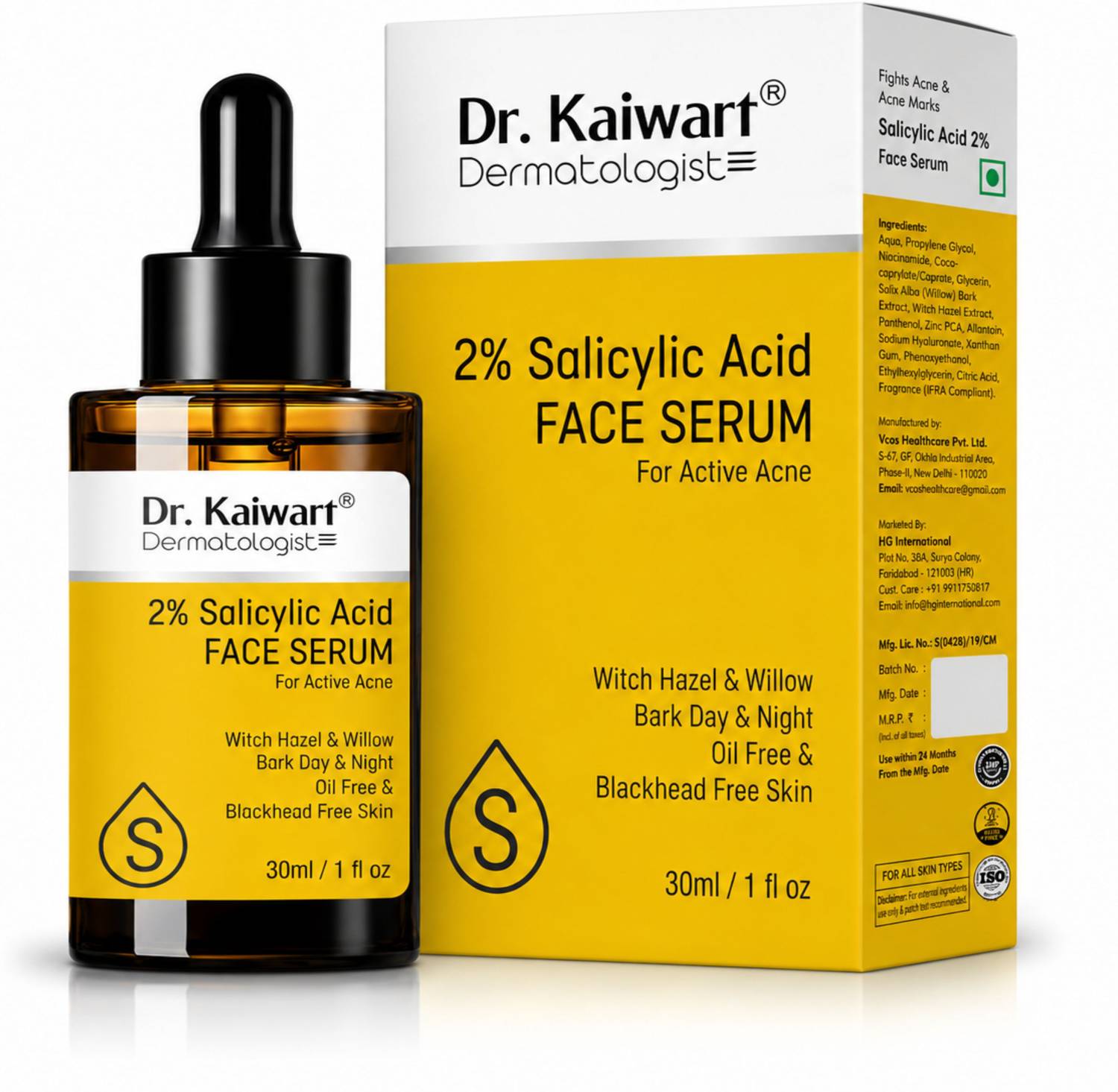 Dr. Kaiwart 2% Salicylic Acid Serum for Acne