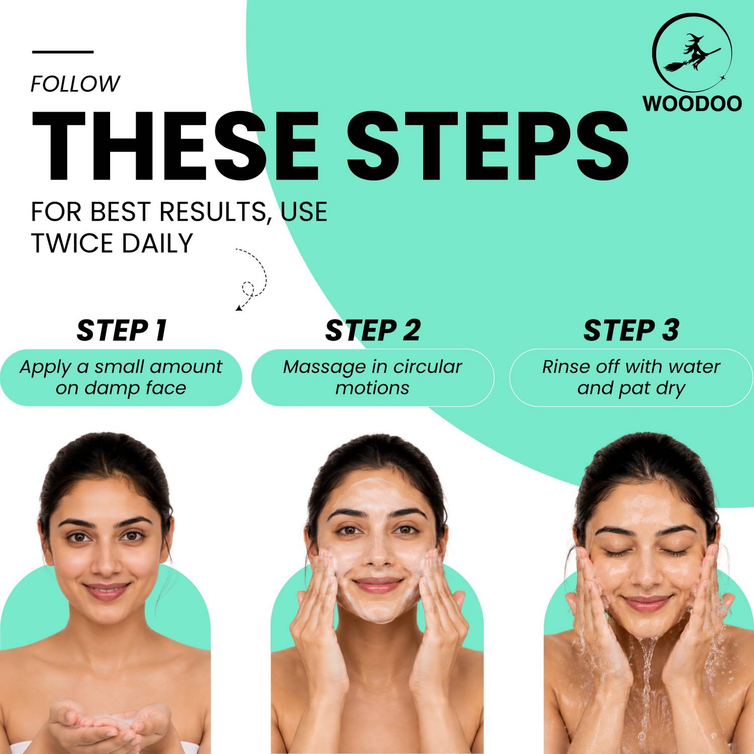 woodoo Acne Eraser Face Wash 100ml - Image 5
