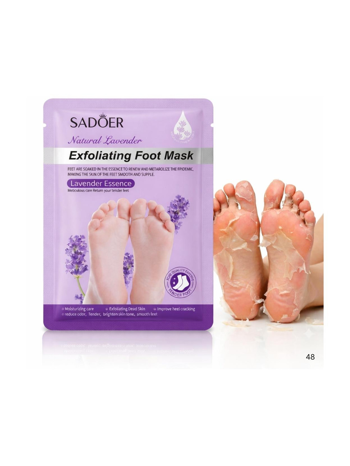 Image of G LOOK Foot Peel Mask Socks for Deep Cleaning & Dead Skin Removal