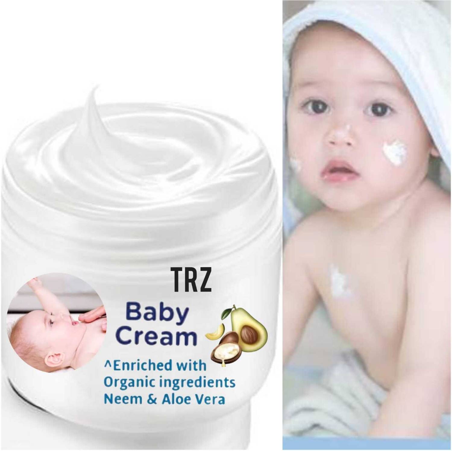 TRZ Milky Soft Moisturzing Gentle Care Baby Face Cream For