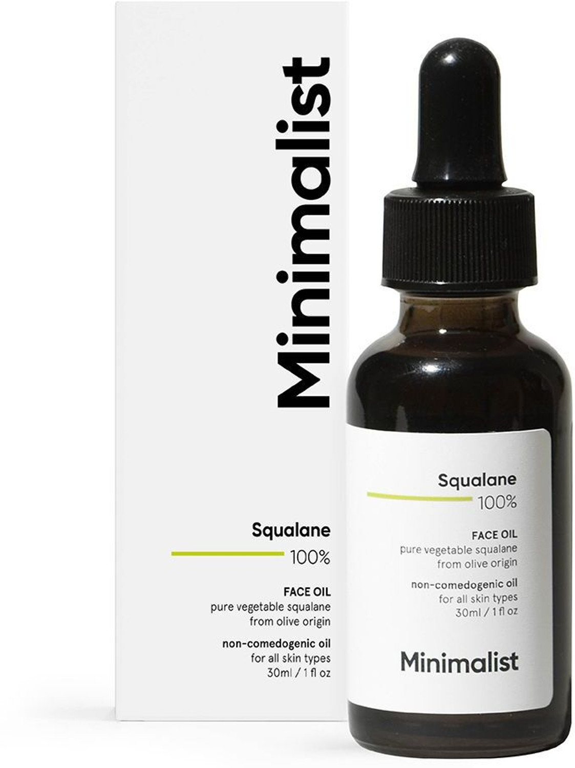 Image of Minimalist 100% Squalane Face Oil for light Moisturization, Skin Hydration & Reducing Fine Lines