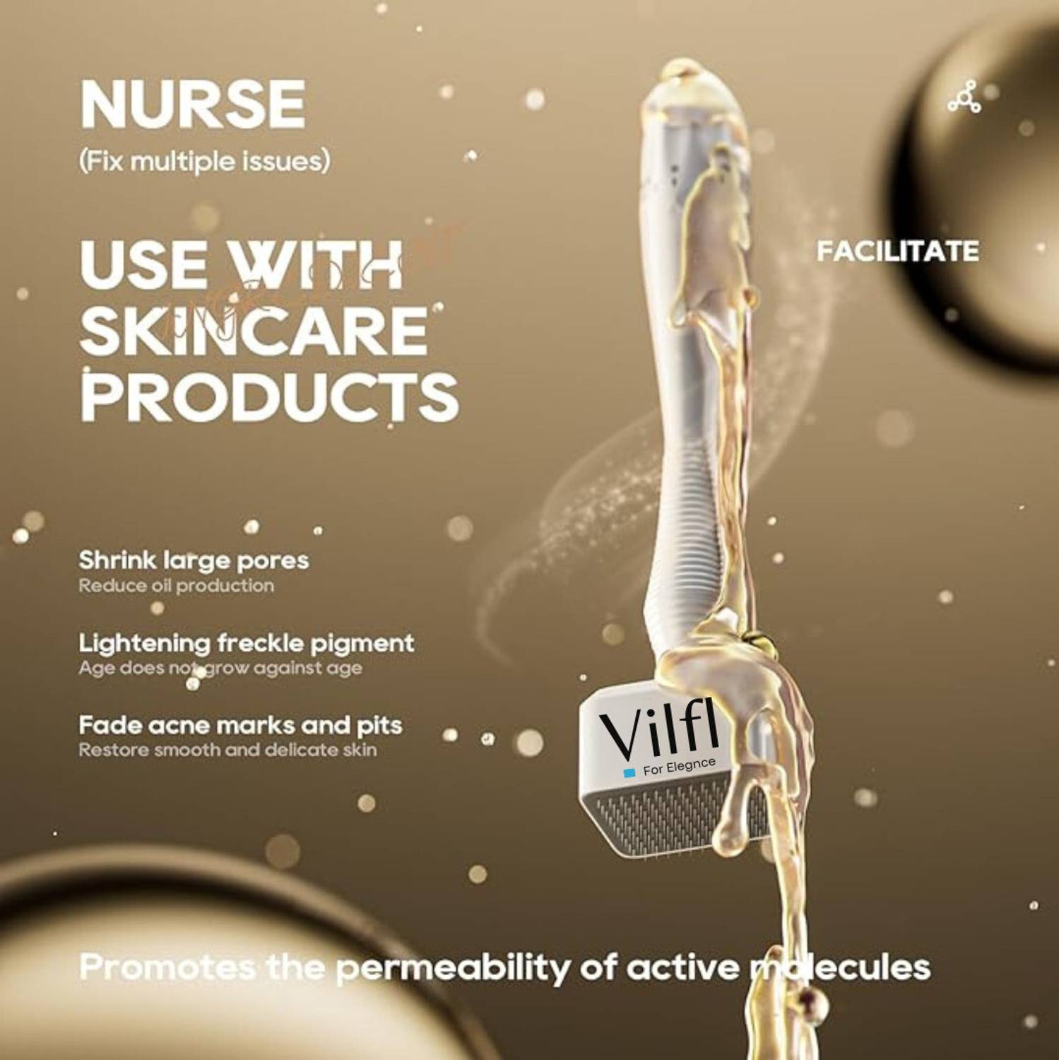 VILFLY Advance Derma Stamp 140 Microneedles 0-3mm - Image 4