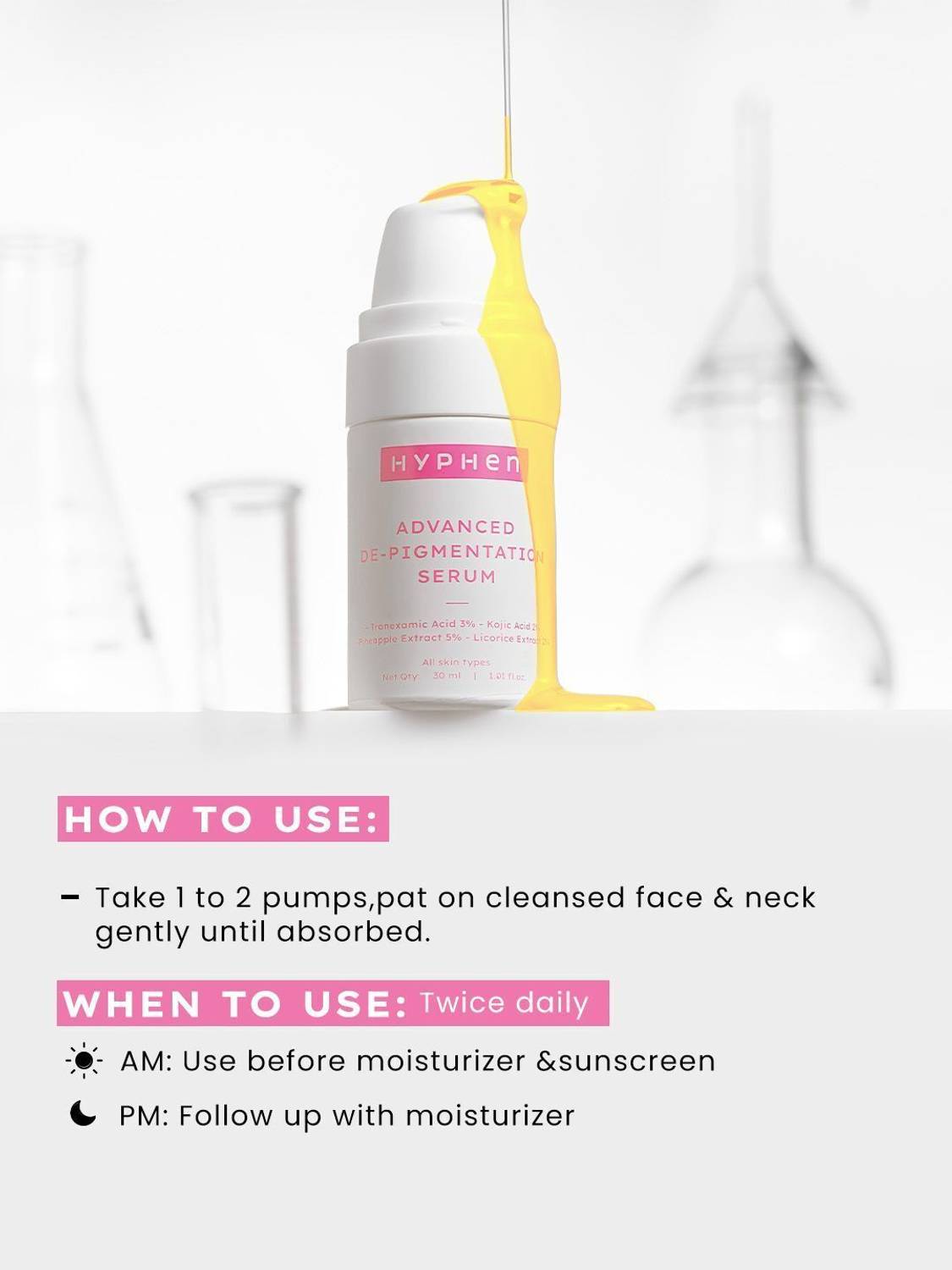 HYPHEN Advanced De-Pigmentation Serum 30 ml - Image 5